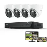 Reolink 12MP PoE Überwachungskamera Set Aussen Weiß