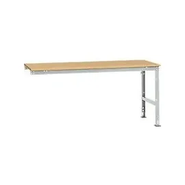 Manuflex Tischplatte Multiplex 2000 x 1000 mm Lichtgrau