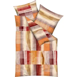 KAEPPEL Watercolors Grafisch Orange 155 x 220 cm + 80 x 80 cm