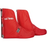 Tatonka Fahrrad-Überschuhe Velo Gaiter S (Gr. 35-38) - Wasserdichte Überziehschuhe mit Reflexstreifen und regulierbarer Beinweite - Größe S (Schuhgröße 35-38) - Damen und Herren - rot