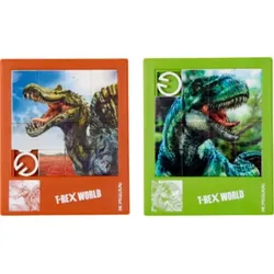 DIE SPIEGELBURG 16950 Schiebepuzzle T-Rex World, sortiert