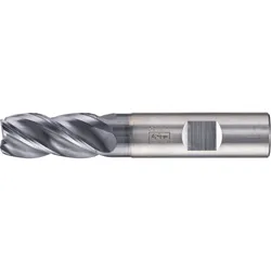 PFERD VHM Eckfräser lang 4 Schneiden Radius TiAlN Schaft HB Universal Line - 23000169