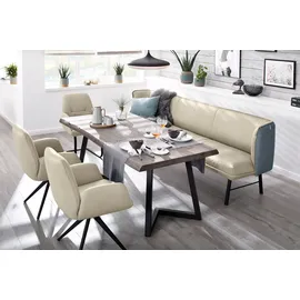 W.Schillig Freischwinger "ole", Gestell in schwarz pulverbeschichtet), grau