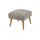 Soho Polsterhocker Jolyn 49 x 45 x 49 cm Grau
