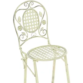 Beliani Gartenbar Set klappbar BIVIO Metall Hellgrün