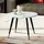 Wohnling Couchtisch Weiß MDF rund 60 x 41 cm