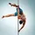 Yaheetech Tanzstange 45 mm, Pole Dance Stange 225 cm bis 274,5 cm Höhenverstellbar, Strip Stange Statisch oder Spinning Mattsilber