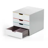 Durable Schubladenbox VARICOLOR® MIX 4 Schubladen