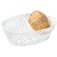 KESPER Brot- & Obstkorb, weiß 5er Pack