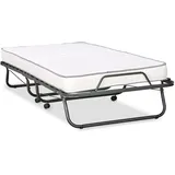 Alpine Plus Meglio Klappbett - Klappmatratze in 80x190 cm Größe – Gästebett klappbar – Reisebett mit Bettgestell aus Aluminium