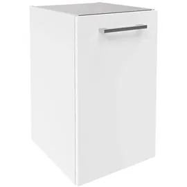 Fackelmann Waschbeckenunterschrank 35 x 57,5 x 39,7 cm Weiß Hochglanz