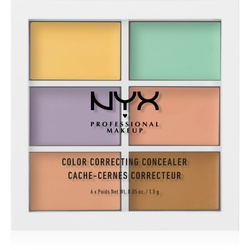 NYX Professional Makeup Color Correcting Concealer-Palette Farbton 04 6 x 1.5 g