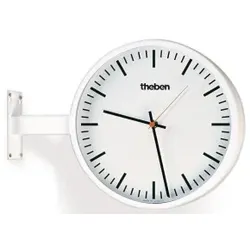 Theben 5009251 KNX Nebenuhr, doppelseitige Wanduhr OSIRIA 242 SR KNX