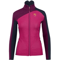 Karpos Federa Full-Zip Fleece Sweatshirt Damen PINK/Boysenberry/Vulcan Größe S
