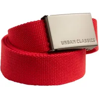 URBAN CLASSICS Unisex Gürtel Canvas Belt, One Size verstellbare