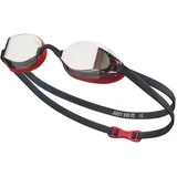 Nike Legacy Schwimmbrille Rot/Schwarz One Size