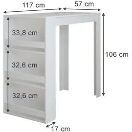 Vicco Bartisch Repose 57 x 117 cm Weiß