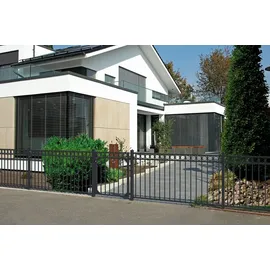 GAH Alberts Metallzaun Circle Set 1 x 10 m matt schwarz