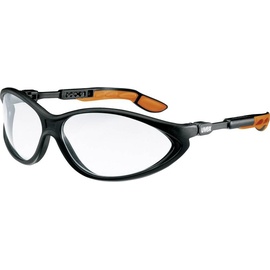 Uvex 9188175 Schutzbrille/Sicherheitsbrille Orange Schwarz,