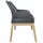 Garden Pleasure Pomona Gartenstuhl 62 x 60 x 82 cm grau 4 St.