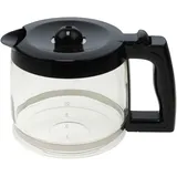 Generisch Krug Glaskanne Schwarz Spülmaschinenfest Kaffeekanne für WMF FS-1000050075 0412230011 Skyline (Digital) Kaffeemaschine