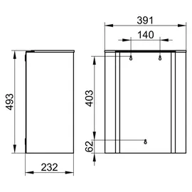 Keuco Plan 30 l Schwarz