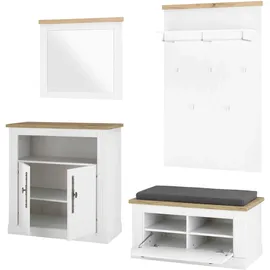 Home Affaire WESTMINSTER TOPSELLER Schuhbank 4 Stk. 120 x 40 x 45 weiß