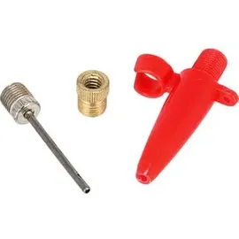 CARTREND Adapter-Set für Fußluftpumpe, 3-teilig, schwarz