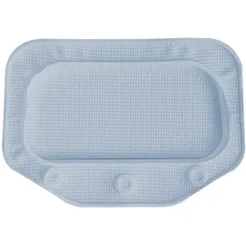 Sealskin Unilux Badewannenkissen mit Saugnäpfen, Farbe: Blau, Größe: 30x20 cm