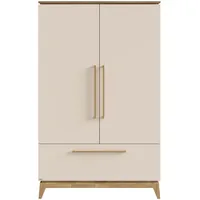Paidi Kleiderschrank Stiene 123 x 200 cm Dekor Cashmere-Beige