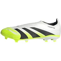 adidas Predator League Laceless Firm/Multi-Ground Herren Cloud White/Core Black/Lucid Lemon 47 1/3