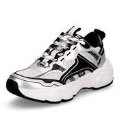 Buffalo Damen Low Sneaker CLD Run Jog - 1630649, Farbe:Silber, Damen Schuhe:41