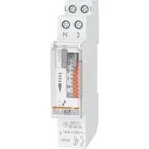 SUEVIA SU400132 Zeitschaltuhr für Hutschiene DinO One D 230 V/AC Tagesprogramm