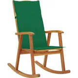 Schaukelstuhl Mit Auflagen Massivholz Akazie