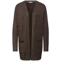STREET ONE Offener Cosy Cardigan Braun 36