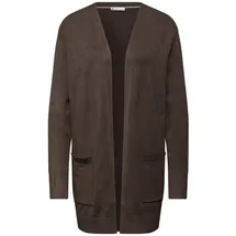 STREET ONE Offener Cosy Cardigan Braun 36