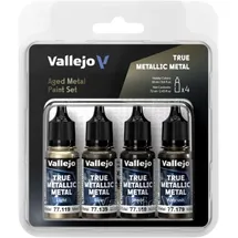WITTMAX Farbe Set Aged Metal 4x18 ml
