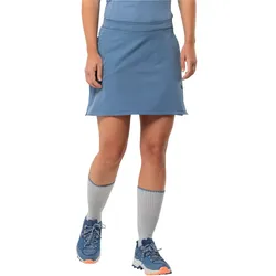 Jack Wolfskin Wander-Rock Hiking Alpine Skort (mit Innenhose, elastisch, atmungsaktiv) hellblau Damen