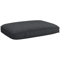 VidaXL Paletten-Sitzkissen Schwarz 120x80x12 cm Oxford-Gewebe