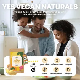 yes vegan! Yes Vegan® Ingwer Shot mit Kurkuma - Pulver