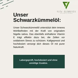 vita elements nature's power Vita Elements Schwarzkümmelöl Kapseln 400 St.
