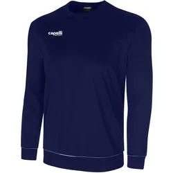 Langarmshirt, mit rundem Halsausschnitt, Gr. L, navy/white, , 75270117-L