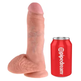 KING COCK with Balls Dildo 20.3 cm