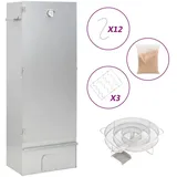 vidaXL Räucherofen mit Kaltrauchgenerator 44,5 x 29 x 110 cm Verzinkter Stahl V3200752