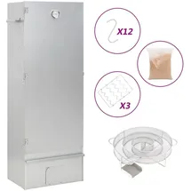vidaXL Räucherofen mit Kaltrauchgenerator 44,5 x 29 x 110 cm Verzinkter Stahl V3200752