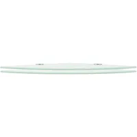 vidaXL Eckregal 2 Stk. 25 x 25 x 0,8 cm Weiß
