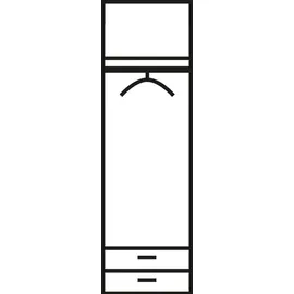 Rauch Freiham 47 x 197 x 54 cm weiß mit Schubkästen