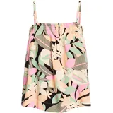Roxy Sky Vibes ärmellose Bluse - Anthracite Palm Song - L