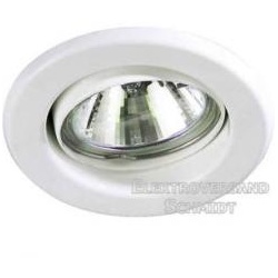Brumberg Einbau-Downlight, schwenkbar, GX5,3, 50W, weiß
