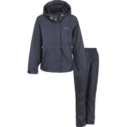 Regenanzug WEATHER REPORT "Carlene Jr.", Kinder, Gr. 176, schwarz, 100% Polyester, unifarben, casual, Sportanzüge, mit reflektierenden Elementen